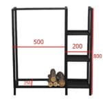 Дровниця металева StepLoft Wood-Rack-112 - Зображення 3