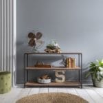 Консоль для вещей металлическая в стиле Лофт