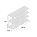 Консоль для речей металева в стилі Лофт StepLoft Rack-178 - Зображення 3