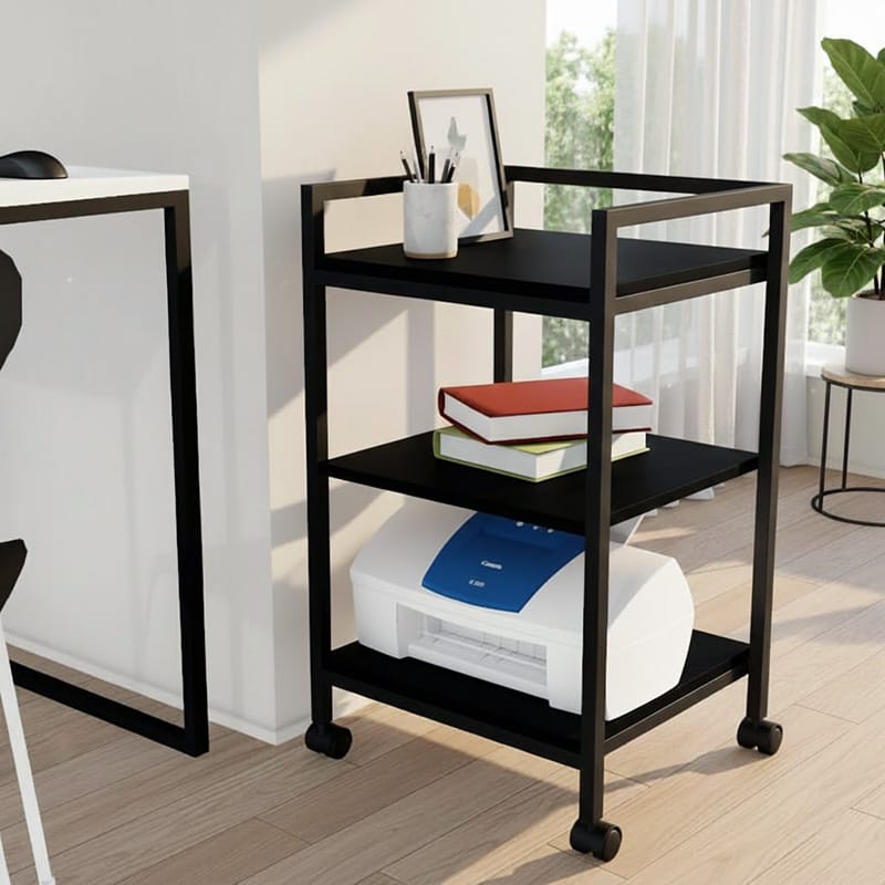 Rack-365-2 Стелаж офісний / полиця для принтера та речей у стилі Лофт