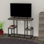 тумба під телевізор лофт дуб платина