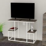 тумба під телевізор лофт дуб платина