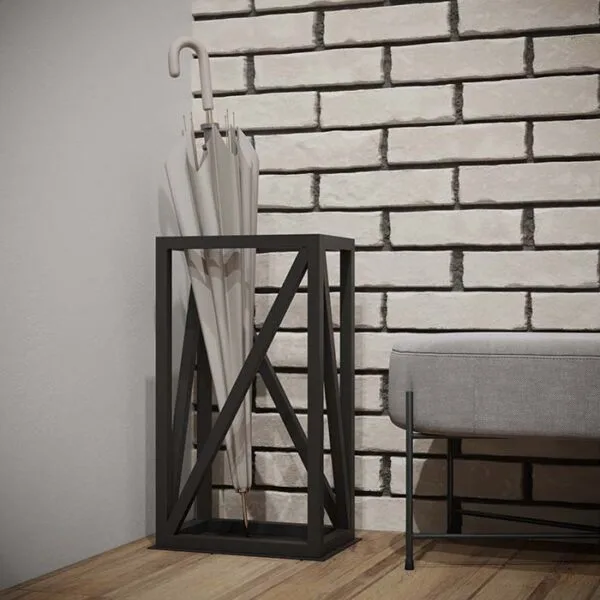 Корзина / подставка для зонтов металлическая