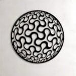 Панно дерв'яне коло