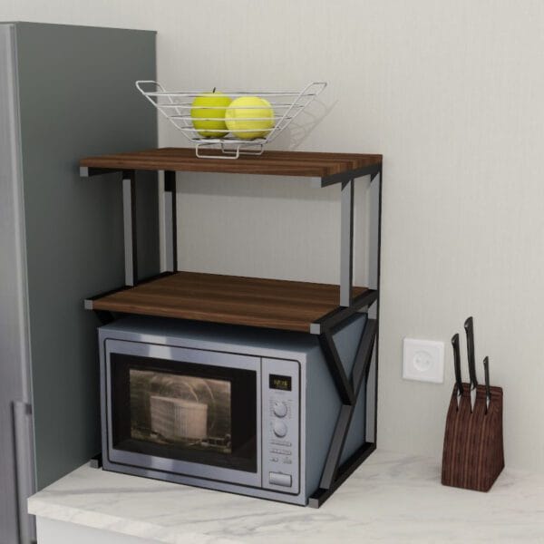 підставка кухонна, для мікрохвильовки горіх каліфорнійський