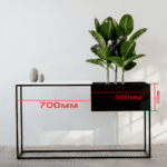 Підставка для квітів металева у стилі Лофт StepLoft Stand-flower-303 - Зображення 2