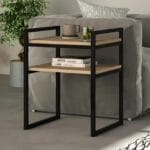 приставной столик в стиле лофт