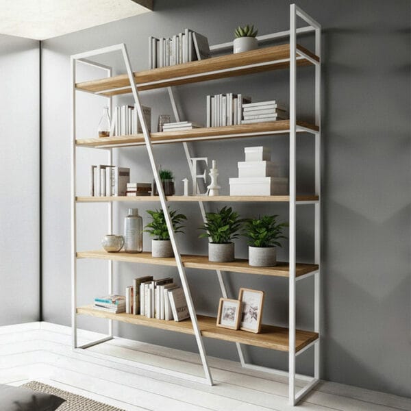 стелаж лофт білий дуб сонома