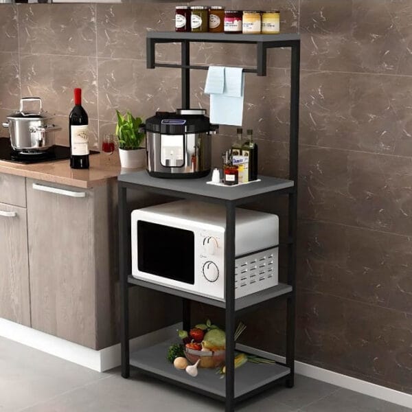 Стелаж кухонний у стилі Лофт антрацит