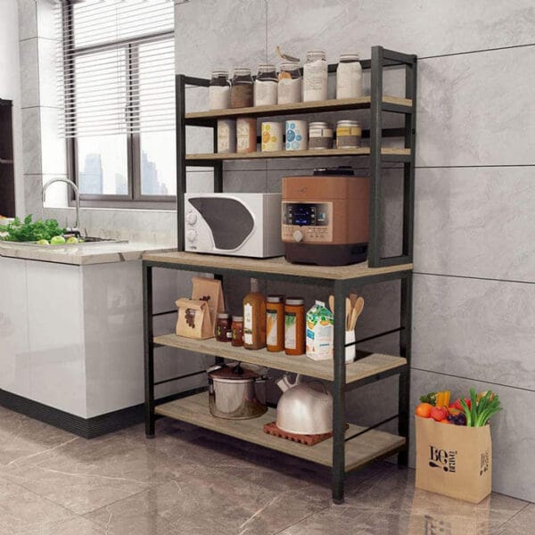 Стеллаж бытовой в стиле Лофт Дуб сонома