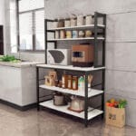 стелаж побутовий, для кухні , лофт білий