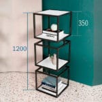 Стелаж для дому в стилі Лофт каркас металевий StepLoft Rack-280 - Зображення 2