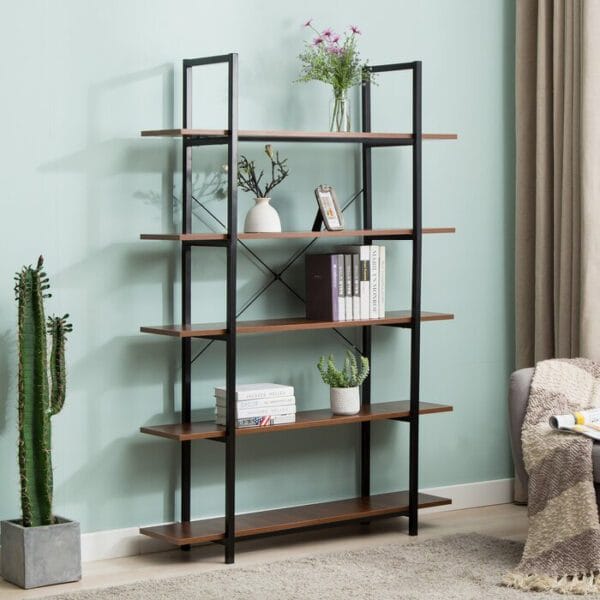 стеллаж в стиле лофт для дома