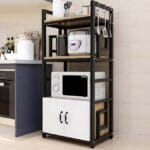 кухонный стеллаж лофт с полками