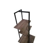 Стелаж книжний в стилі Лофт каркас металевий+дсп - StepLoft Rack-189 - Зображення 4