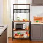 Стелаж кухонний металевий розбірний у стилі Лофт StepLoft Rack-192