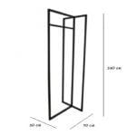 Стійка для одягу металева в стилі Лофт StepLoft Ward-136 - Зображення 2