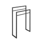 Стойка / вешалка для полотенец напольная чёрная