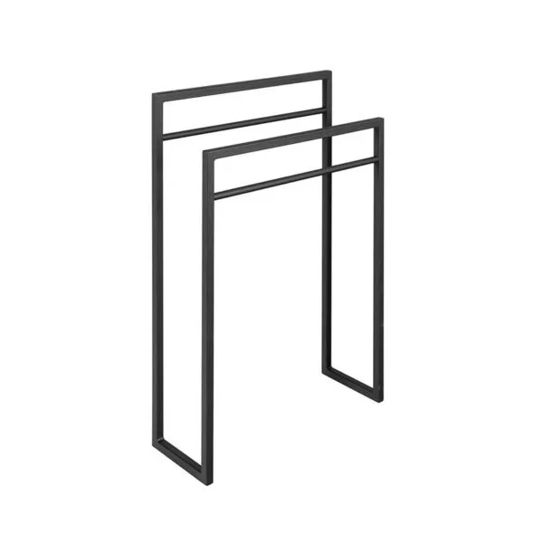 Стойка / вешалка для полотенец напольная чёрная