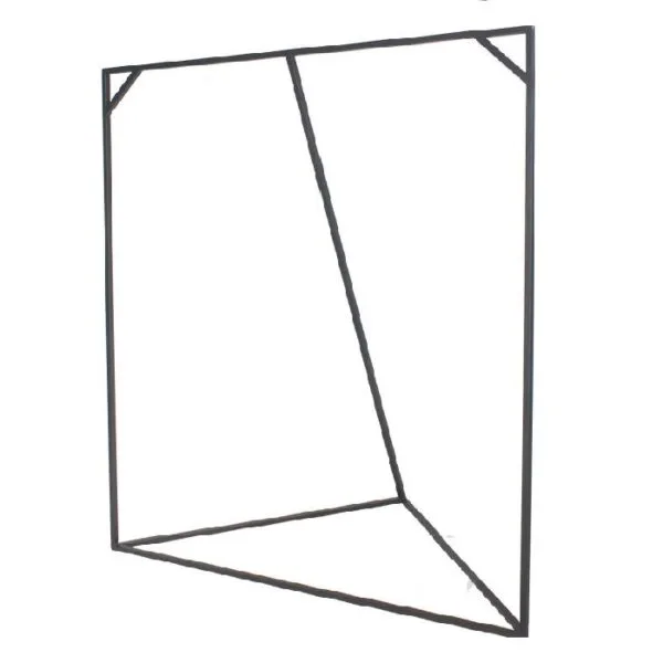 Стойка для одежды металлическая в стиле Лофт StepLoft Ward-144