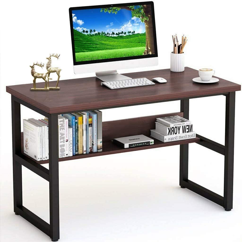 Comp-table-118-1 Стіл комп'ютерний / письмовий у стилі Лофт каркас металевий StepLoft Comp-table-118 - Зображення 1