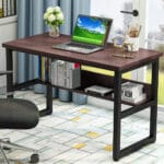 Стіл комп'ютерний / письмовий у стилі Лофт каркас металевий StepLoft Comp-table-118 - Зображення 2