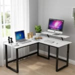 кутовий стіл, лофт, каркас металевий