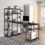 стол компьютерный лофт с полками