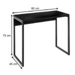 Стіл письмовий/комп'ютерний у стилі Лофт каркас металевий StepLoft Comp-table-140 - Зображення 2