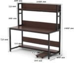 Стіл комп'ютерний у стилі Лофт каркас металевий StepLoft Comp-table-148 - Зображення 3