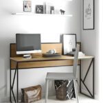 Стіл письмовий у стилі Лофт каркас металевий StepLoft Comp-table-149