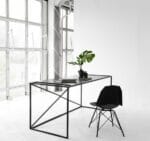 Стіл письмовий/комп'ютерний у стилі Лофт каркас металевий StepLoft Comp-table-151