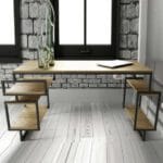 Стіл письмовий у стилі Лофт StepLoft Comp-table-155 - Зображення 2