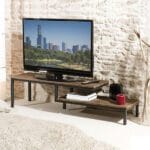 Тумба под телевизор металлическая в стиле Лофт