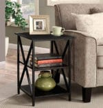 Тумба приставна у стилі Лофт металева StepLoft Standbed-138 - Зображення 2