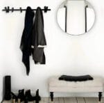 Вешалка металлическая настенная