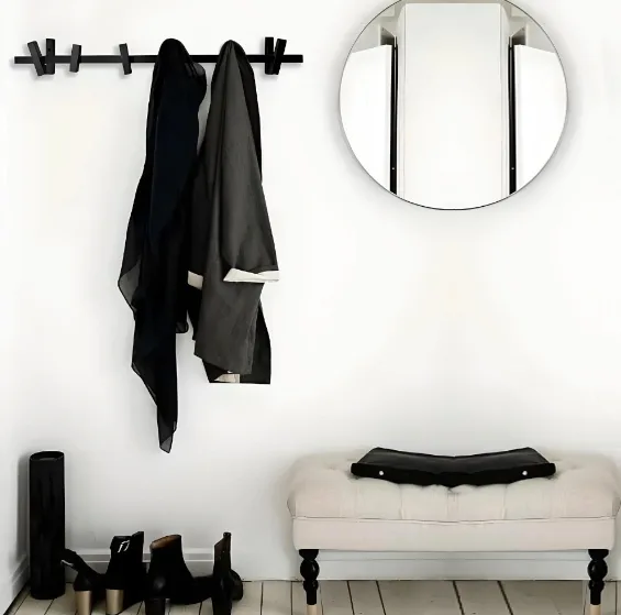 Вешалка металлическая настенная