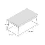 Журнальный столик в стиле Лофт металлический