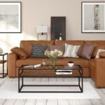 Журнальний столик у стилі Лофт каркас металевий, скло+дсп дуб таверна - StepLoft Cof-tab-170 - Зображення 3