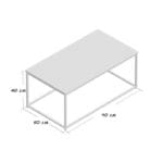 Журнальний столик у стилі Лофт металевий StepLoft Cof-tab-179 - Зображення 4